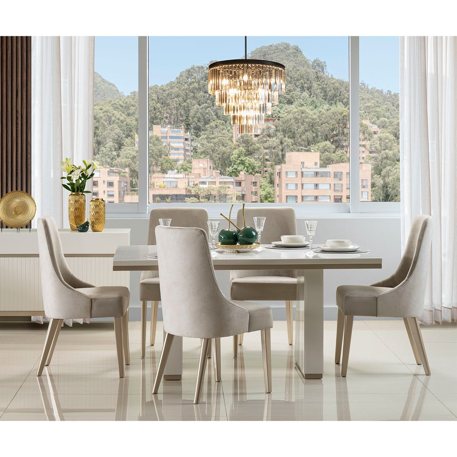 MESA DE COMEDOR BEIRUT 160X76CM